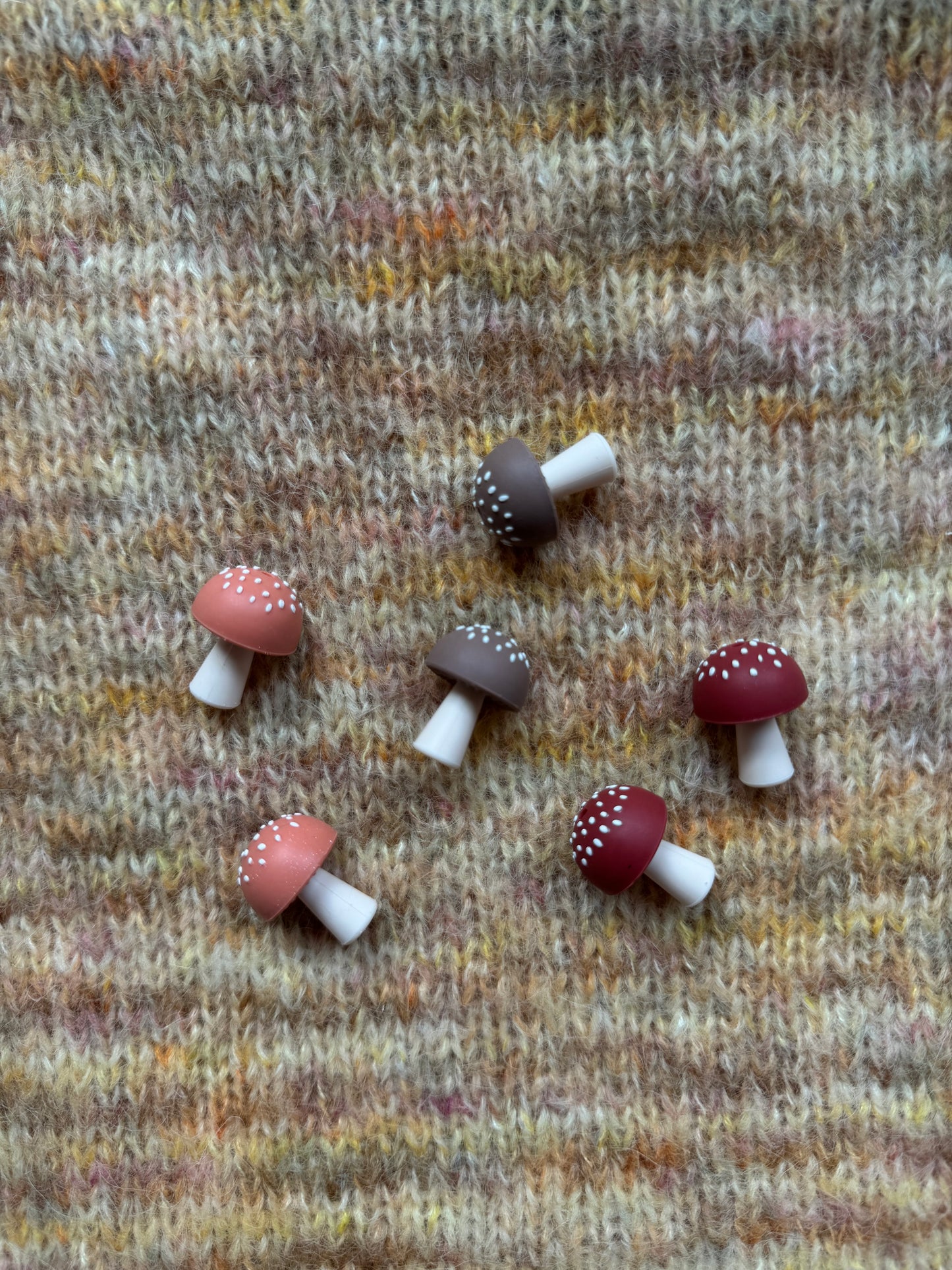 Brown Mushroom Stitch Stoppers