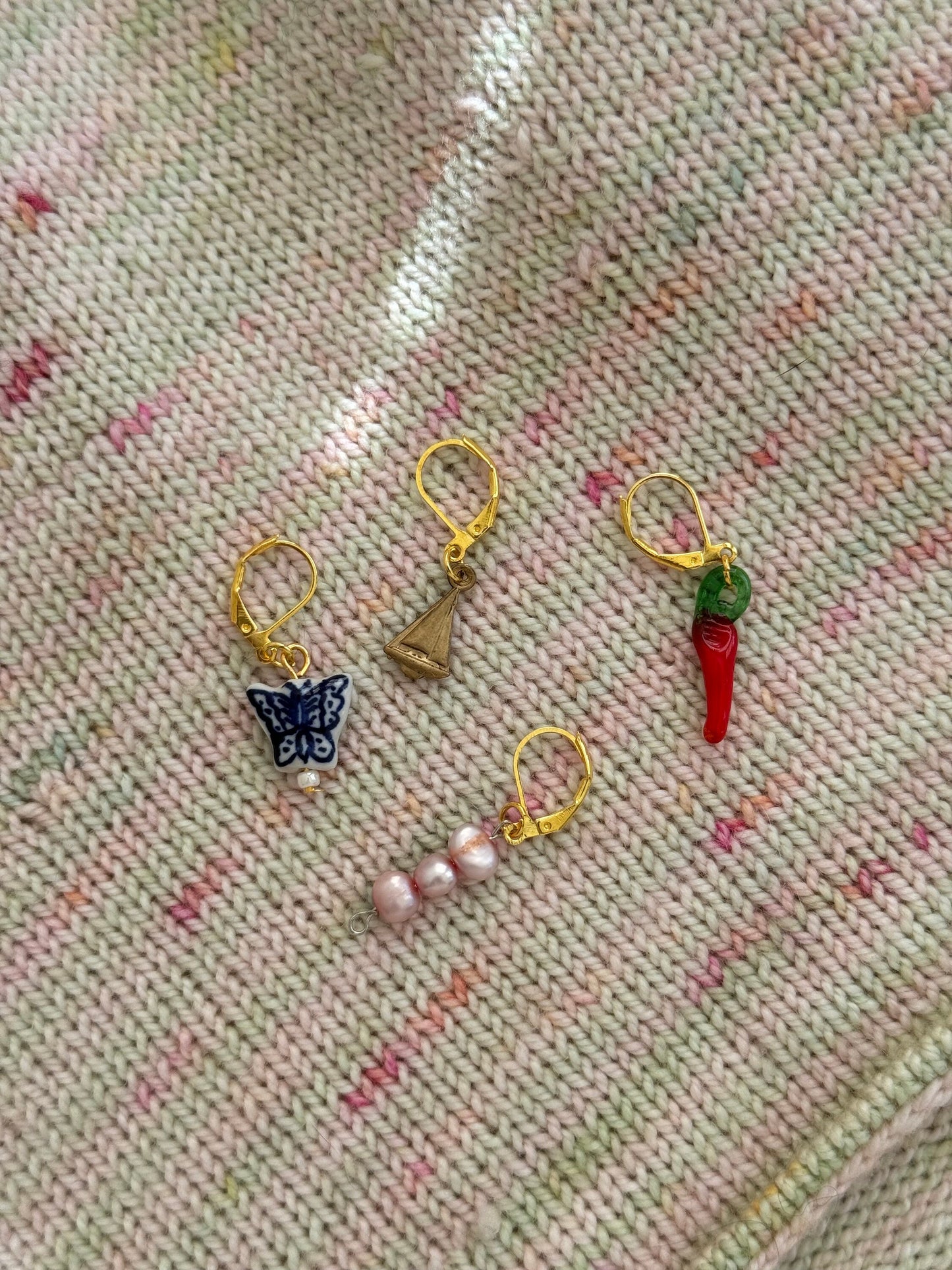 Vintage Inspired Charms Stitch Markers