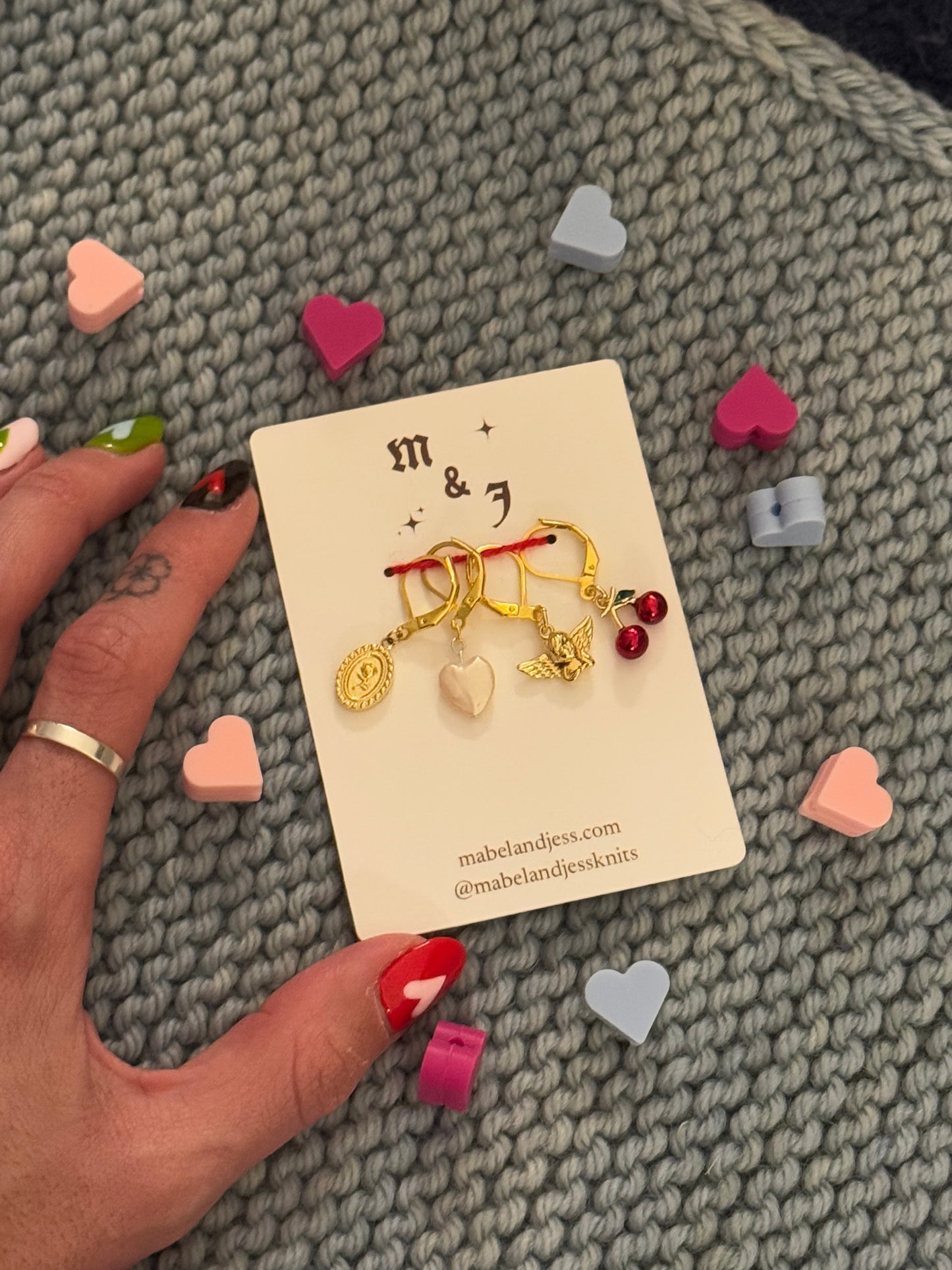 The Lovers Stitch Markers