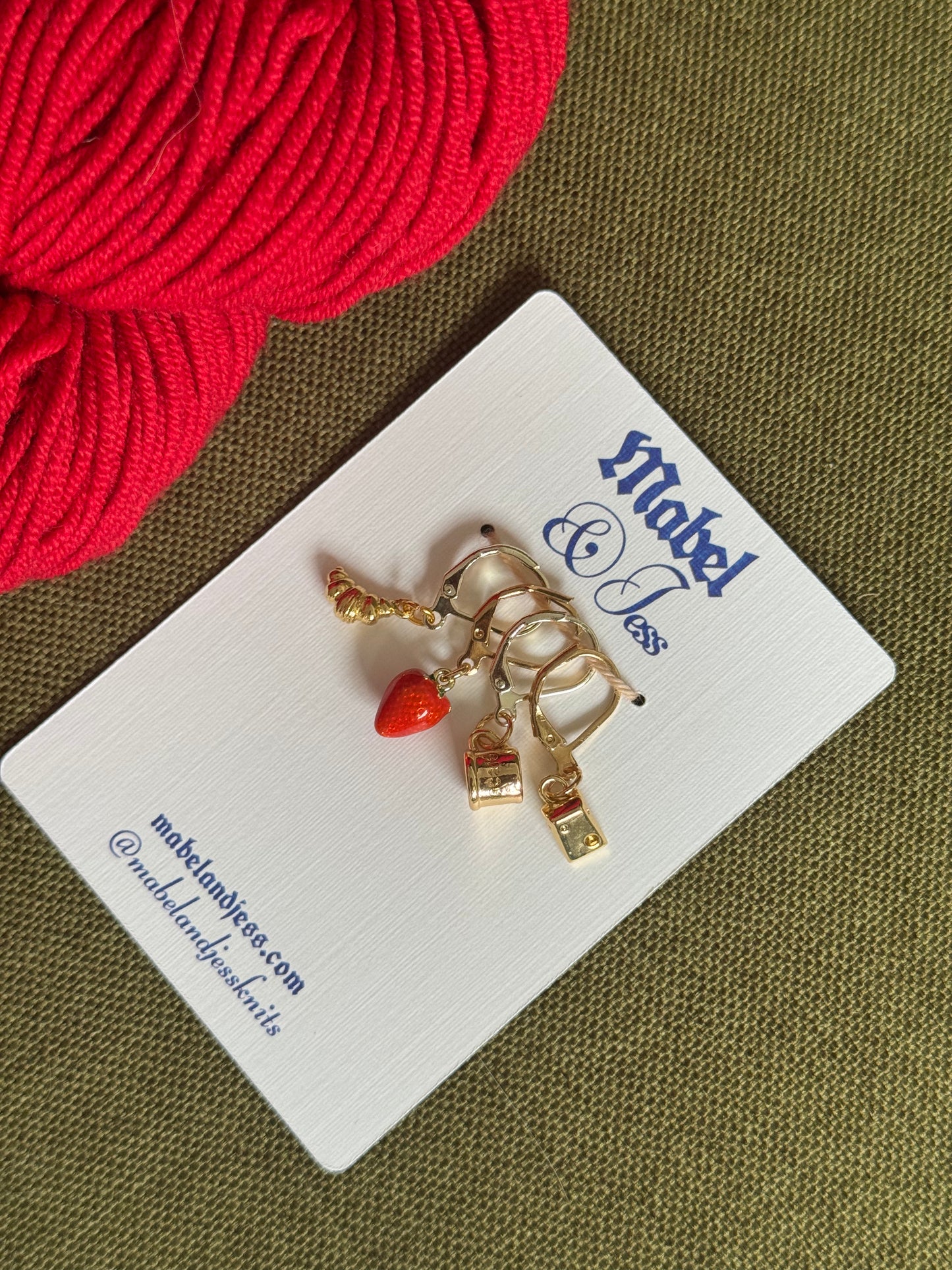 Brunch Stitch Marker Set