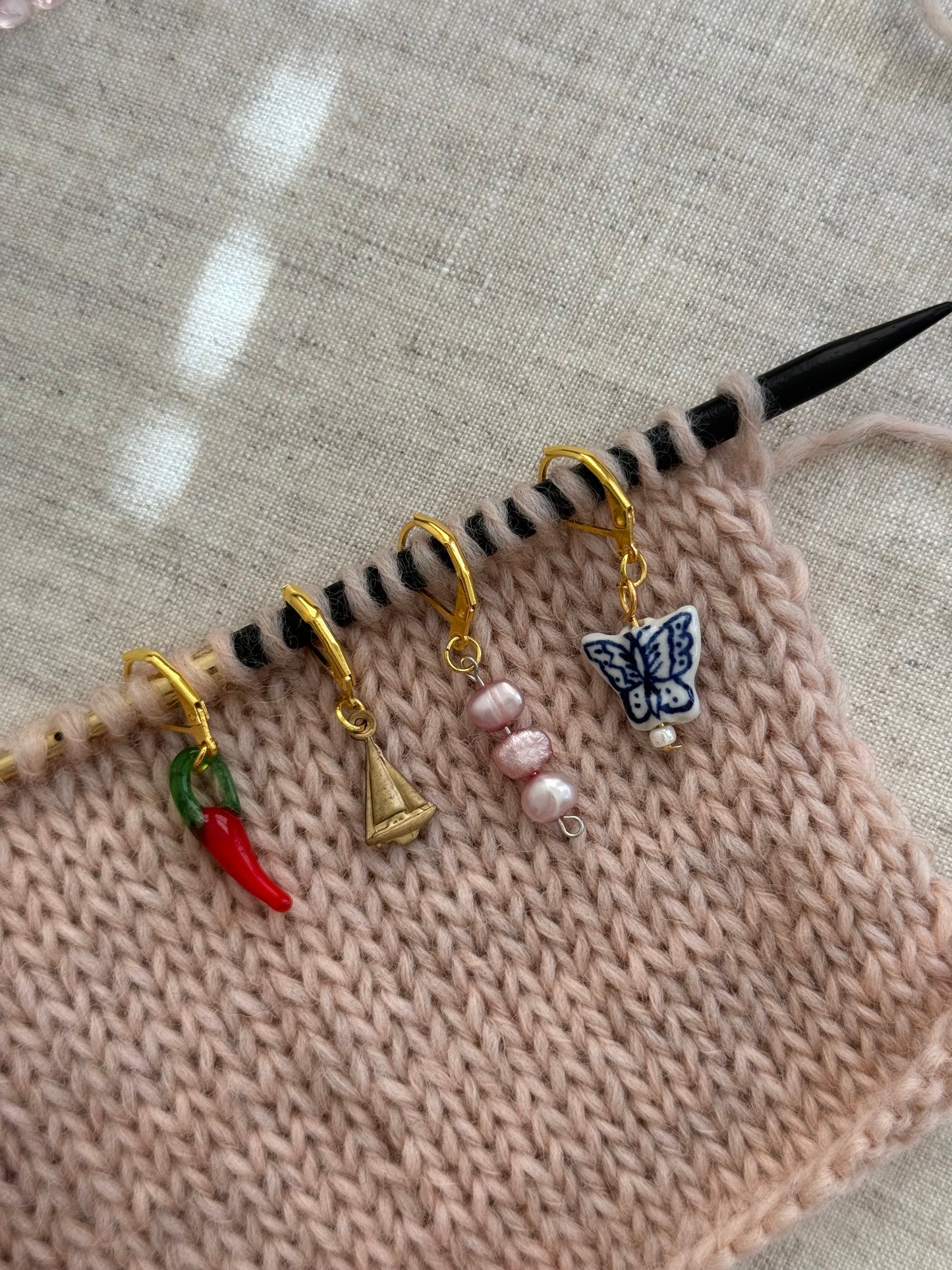 Vintage Inspired Charms Stitch Markers