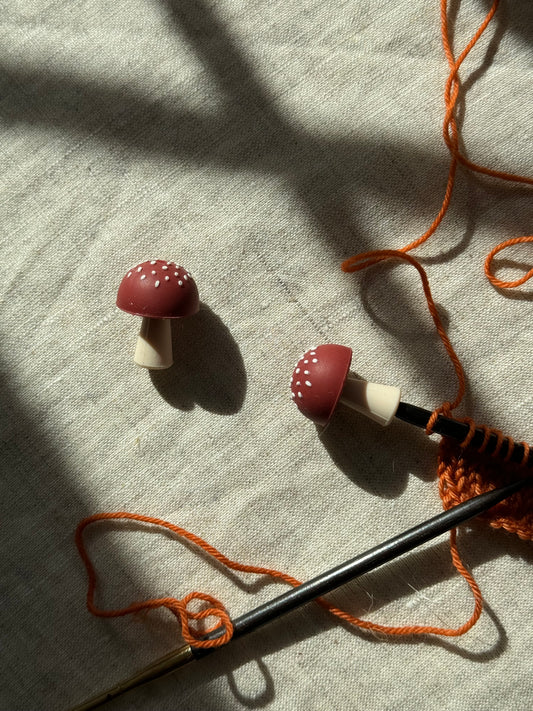 Red Mushroom Stitch Stoppers