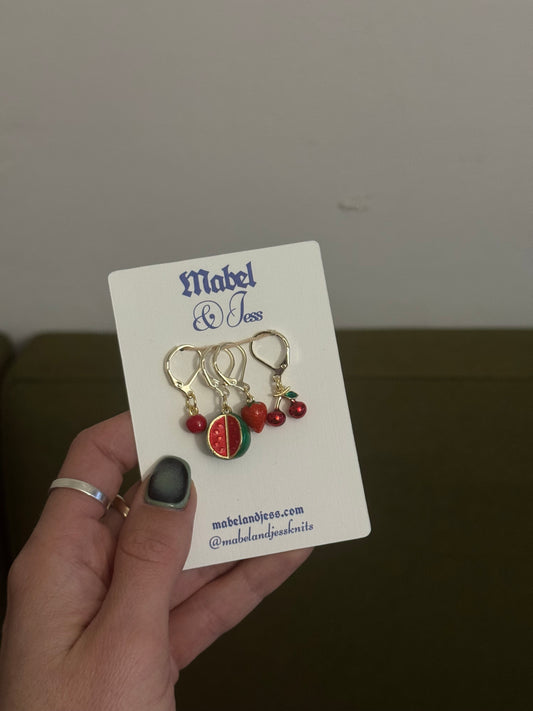 Fruit Things Stitch Marker Set